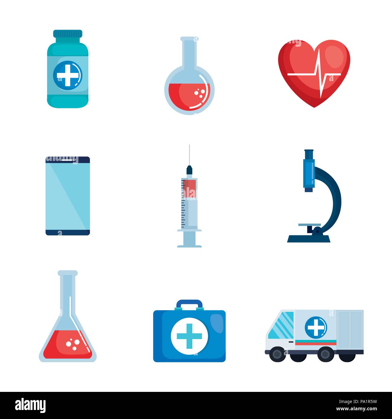 healthcare medical set icons Stock Vector Image & Art - Alamy