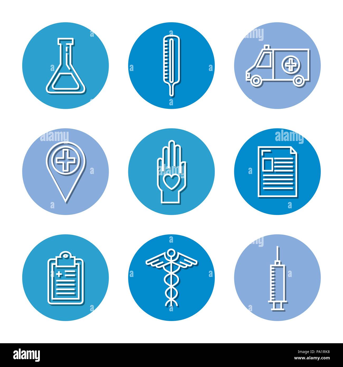 healthcare medical set icons Stock Vector Image & Art - Alamy