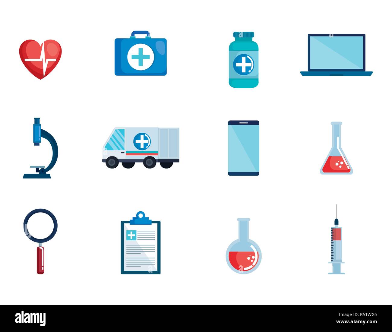 healthcare medical set icons Stock Vector Image & Art - Alamy
