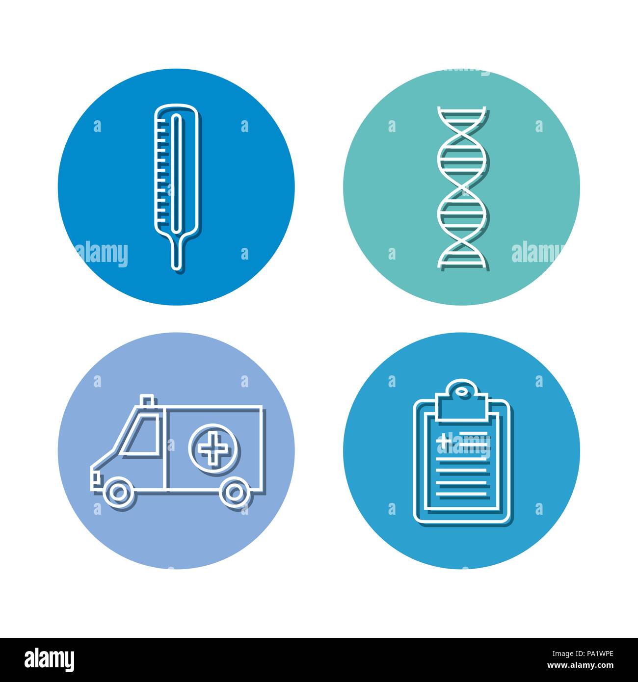 healthcare medical set icons Stock Vector Image & Art - Alamy
