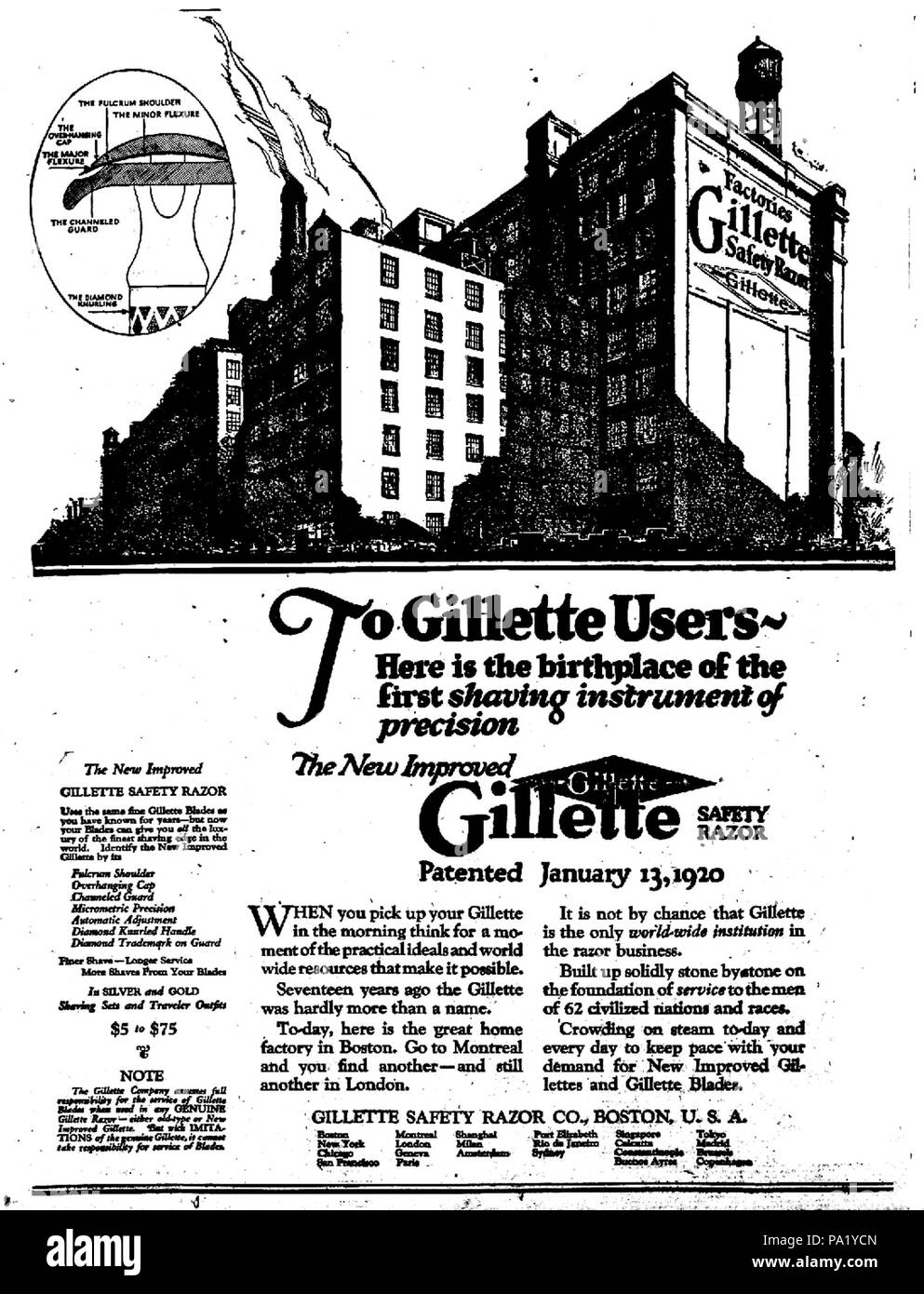 Gillette Razor Factory High Resolution Stock Photography and Images Alamy