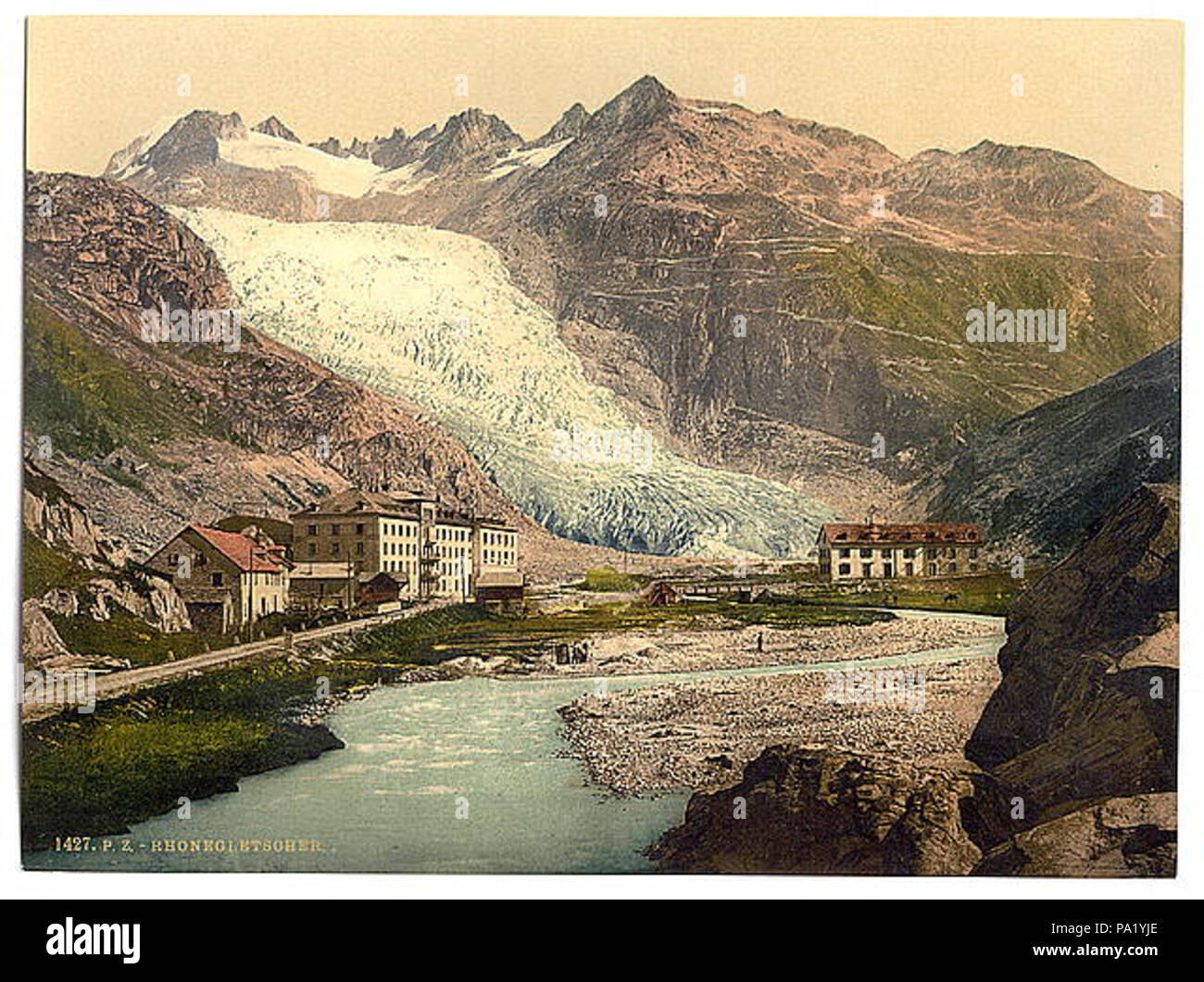 713 GlacierRhone Stock Photo