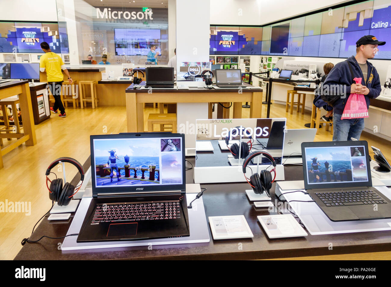 Orlando Florida The Mall at Millenia shopping Microsoft company retail