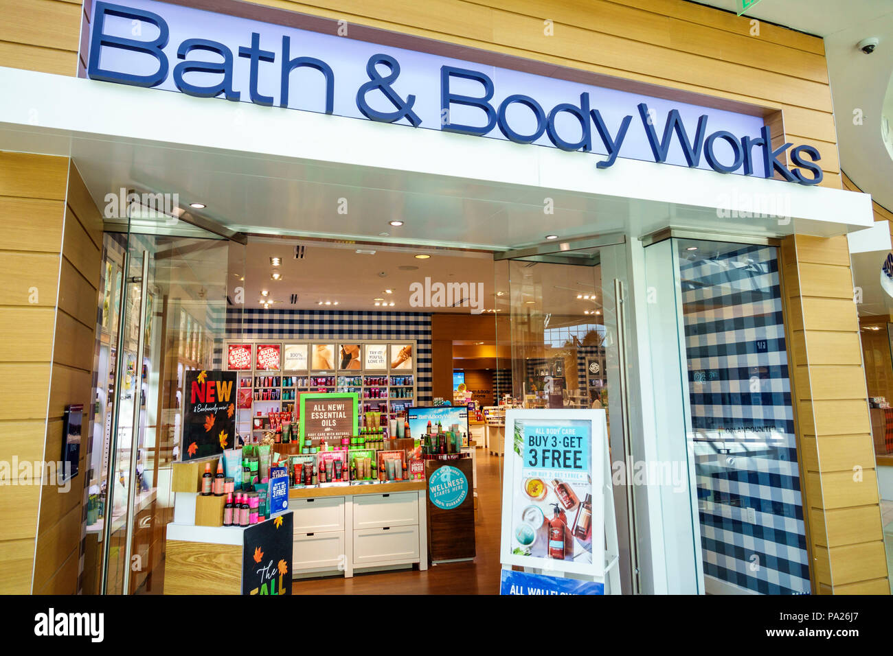 Orlando Florida,The Mall at Millenia,shopping shopper shoppers shop shops  market markets marketplace buying selling,retail store stores business  busin Stock Photo - Alamy