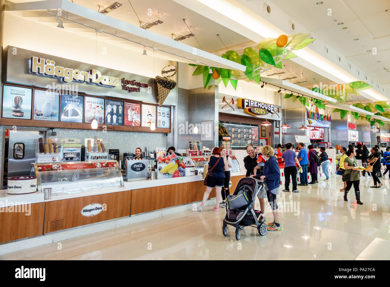 Walking through The Mall at Millenia in Orlando, Florida 