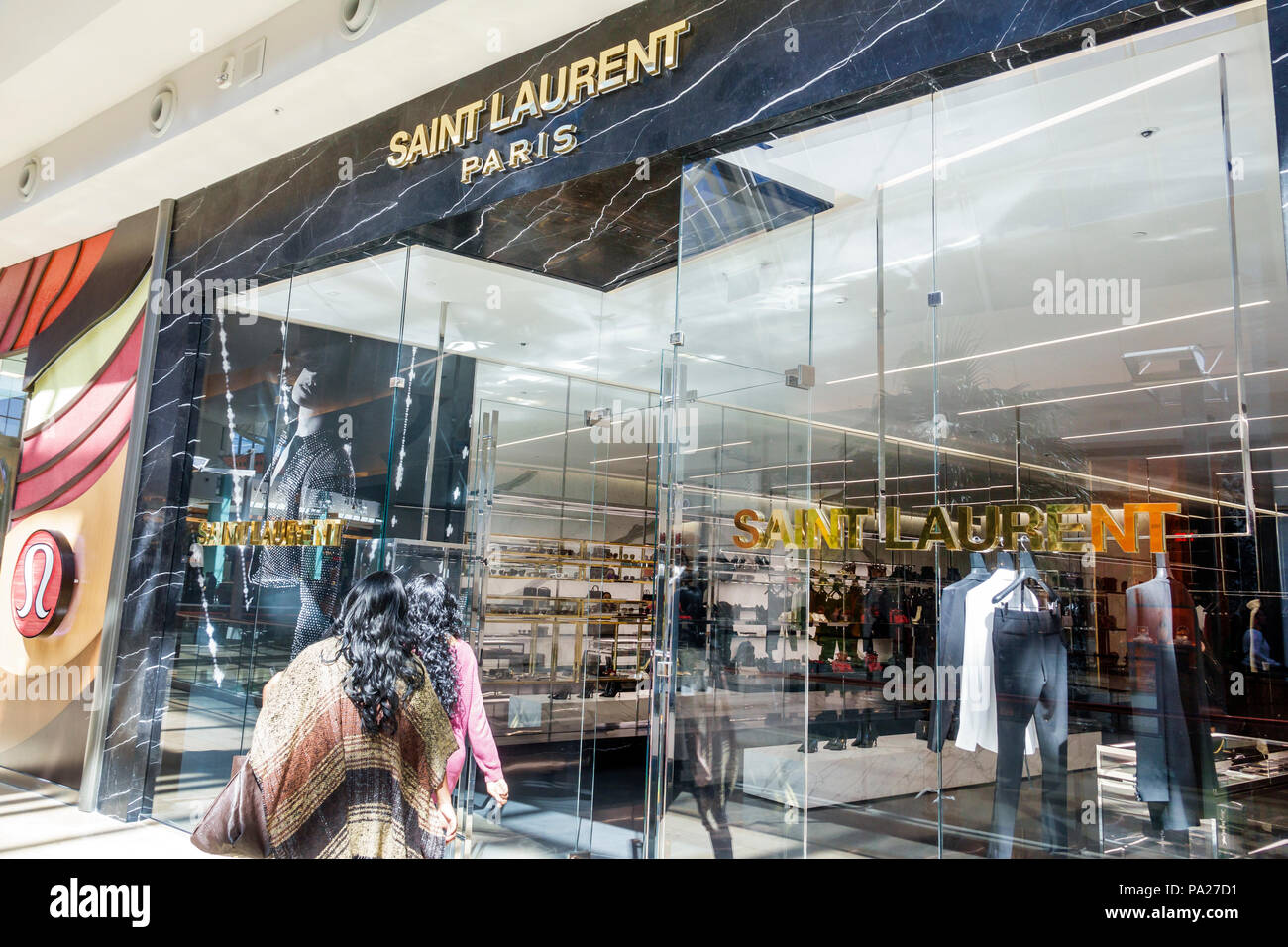 Orlando Florida,The Mall at Millenia,shopping shopper shoppers shop shops  market markets marketplace buying selling,retail store stores business  busin Stock Photo - Alamy