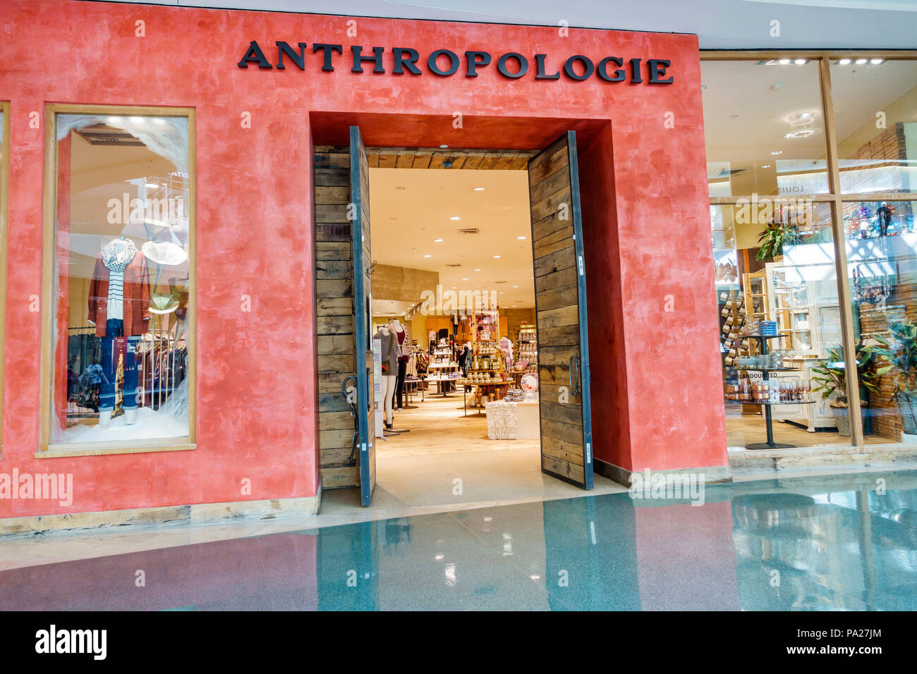 Orlando Florida,The Mall at Millenia,shopping shopper shoppers shop shops  market markets marketplace buying selling,retail store stores business  busin Stock Photo - Alamy