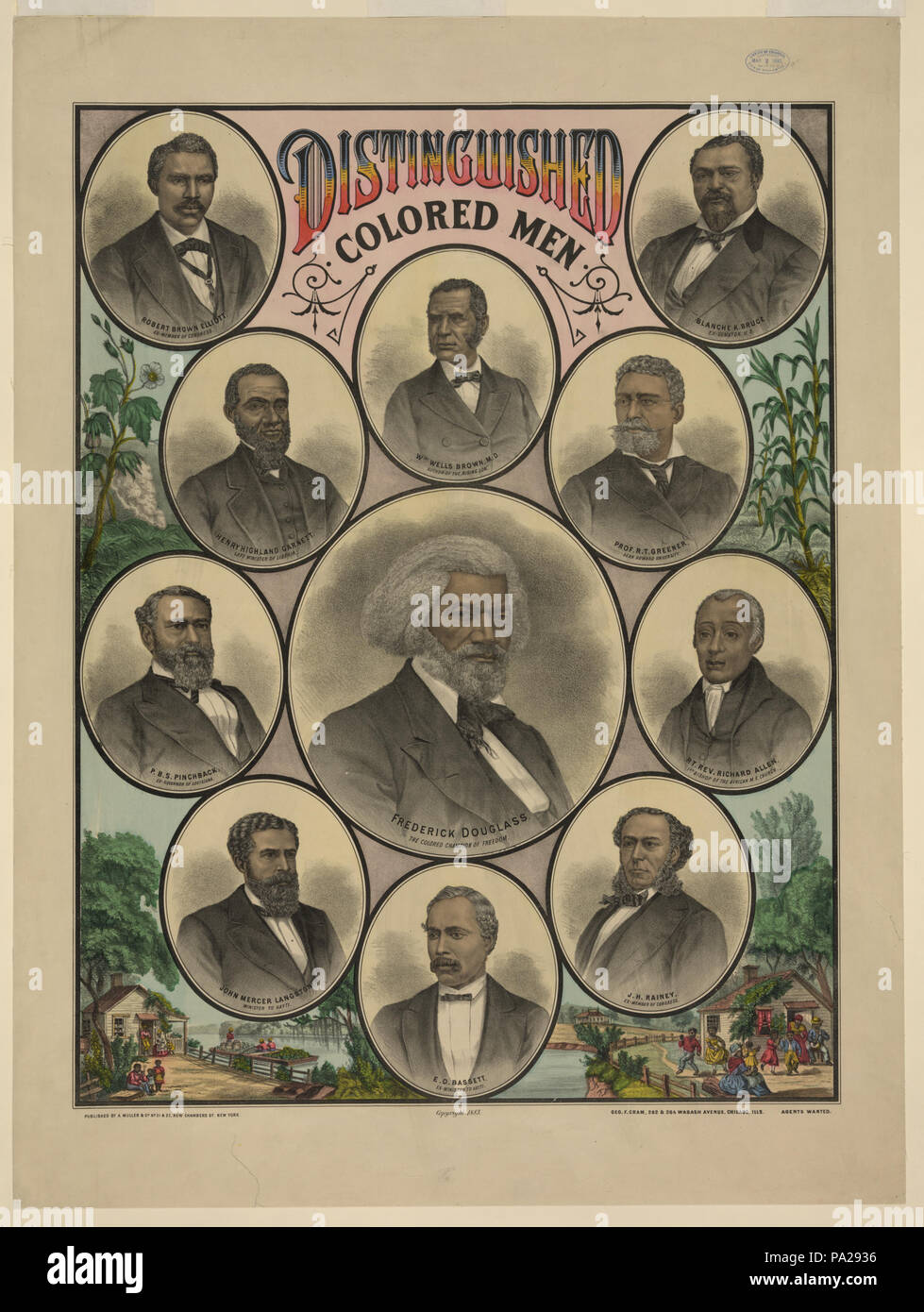 580 Distinguished colored men LCCN00651115 Stock Photo - Alamy