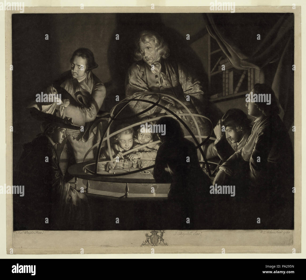 86 A philosopher giving a lecture on the Orrery, after Joseph Wright of Derby LCCN2003654332 Stock Photo