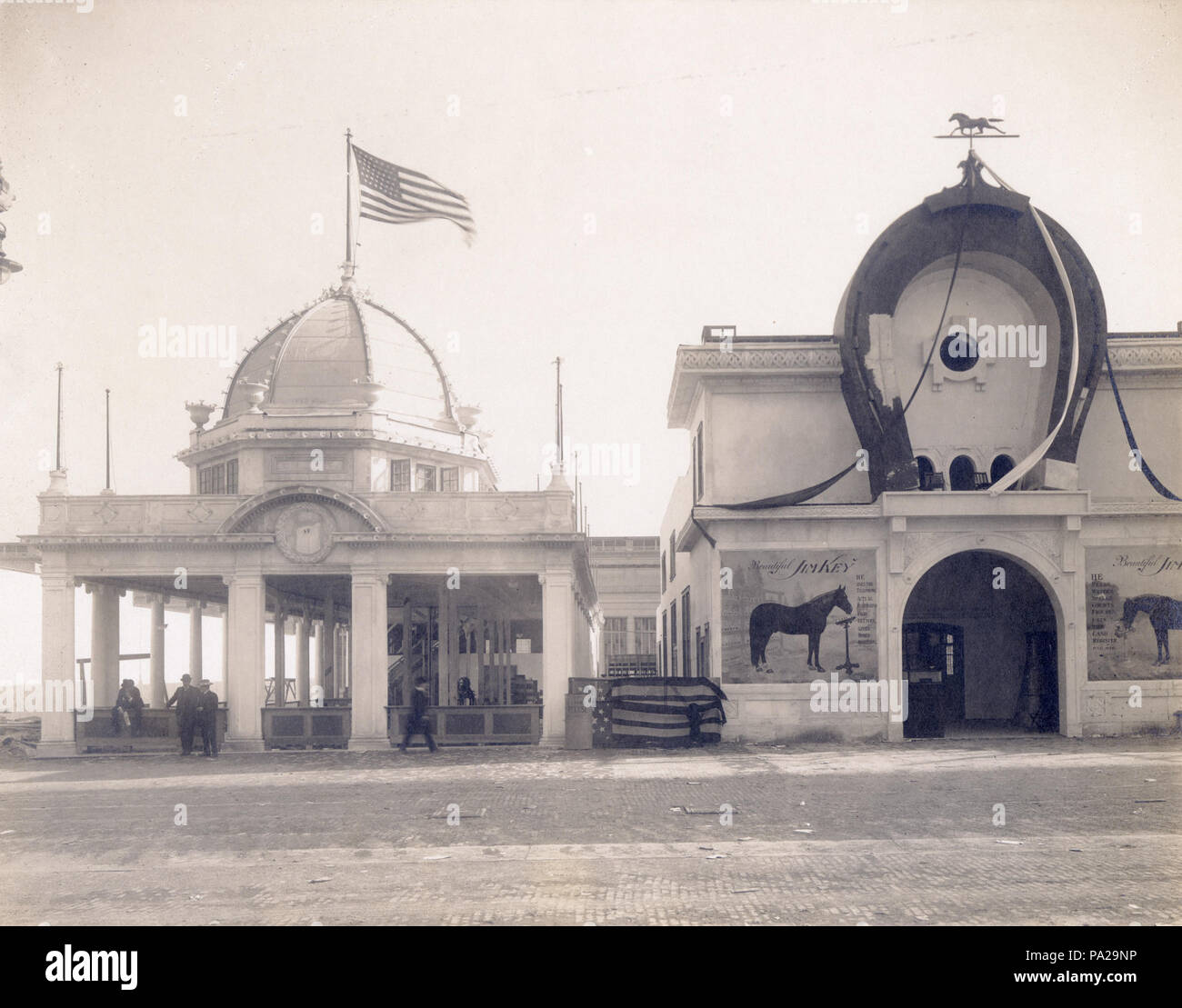 623 Entrance to the Jim Key attraction (right) in the Pike section of ...