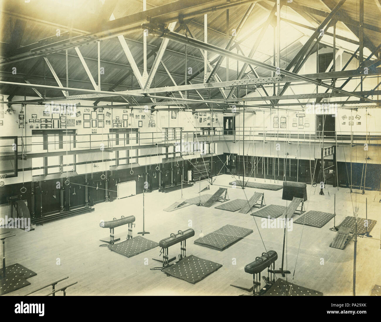 94 A.G. Spalding Model Gym at the 1904 World's Fair Stock Photo