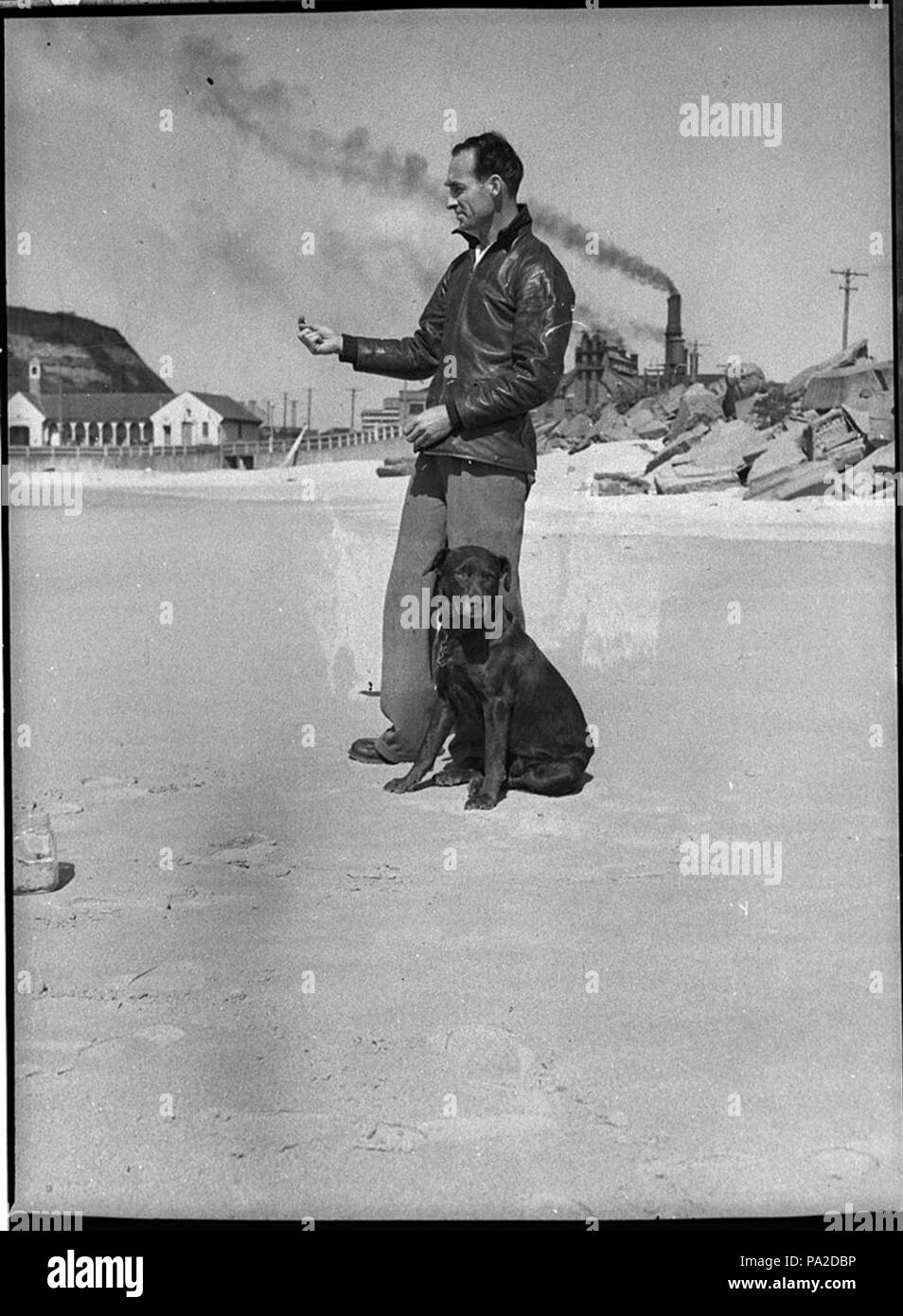 Australian beach resort Black and White Stock Photos & Images - Alamy
