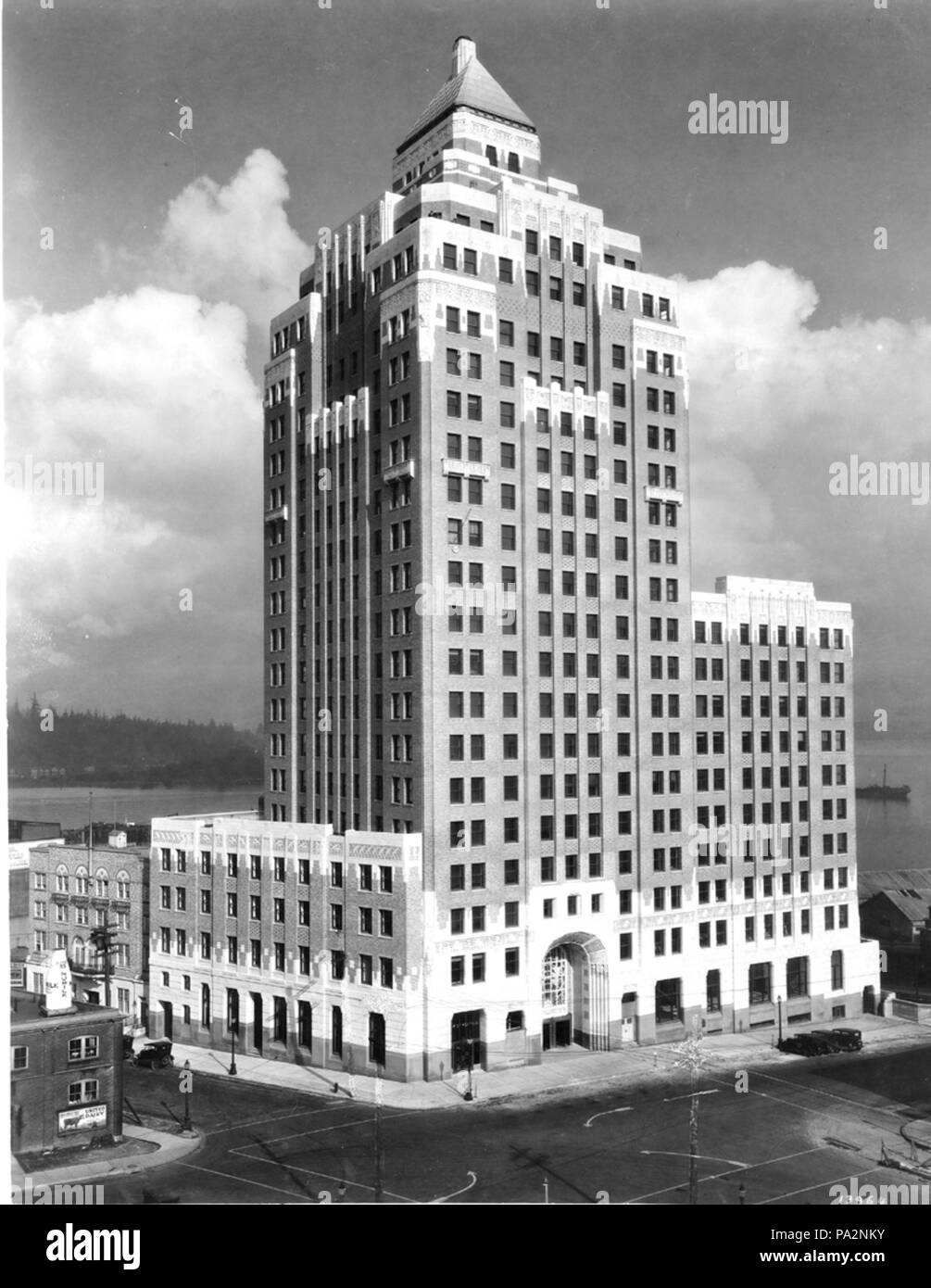 168 Marine Building (1929-1930) Stock Photo
