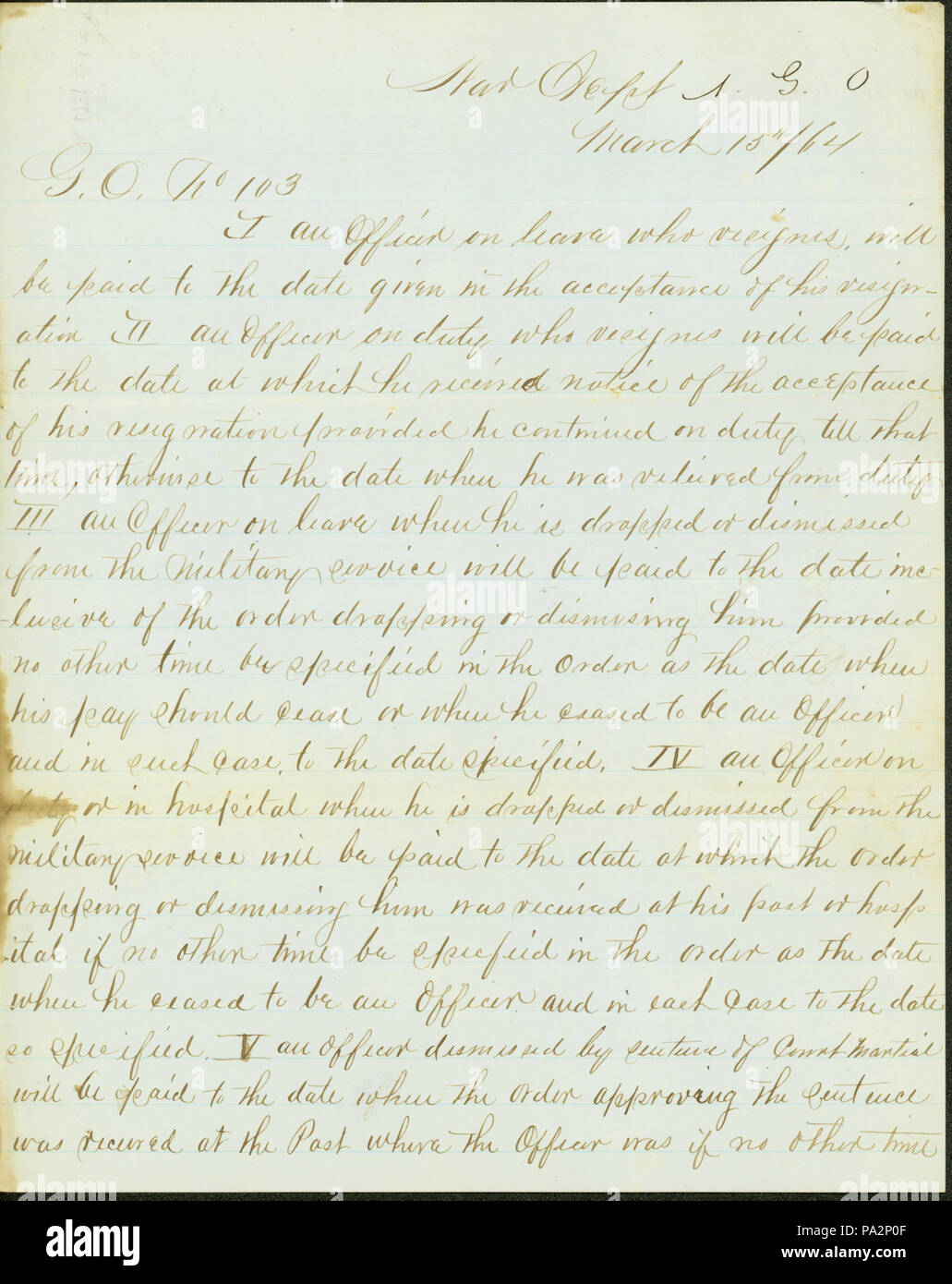 697 General Orders, No. 103, of E.D. Townsend, Assistant Adjutant ...