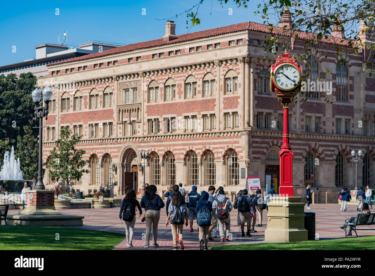 Los Angeles, MAR 29: Exterior view of the USC Career Center on MAR 29, 2018 at Los Angeles, California Stock Photo