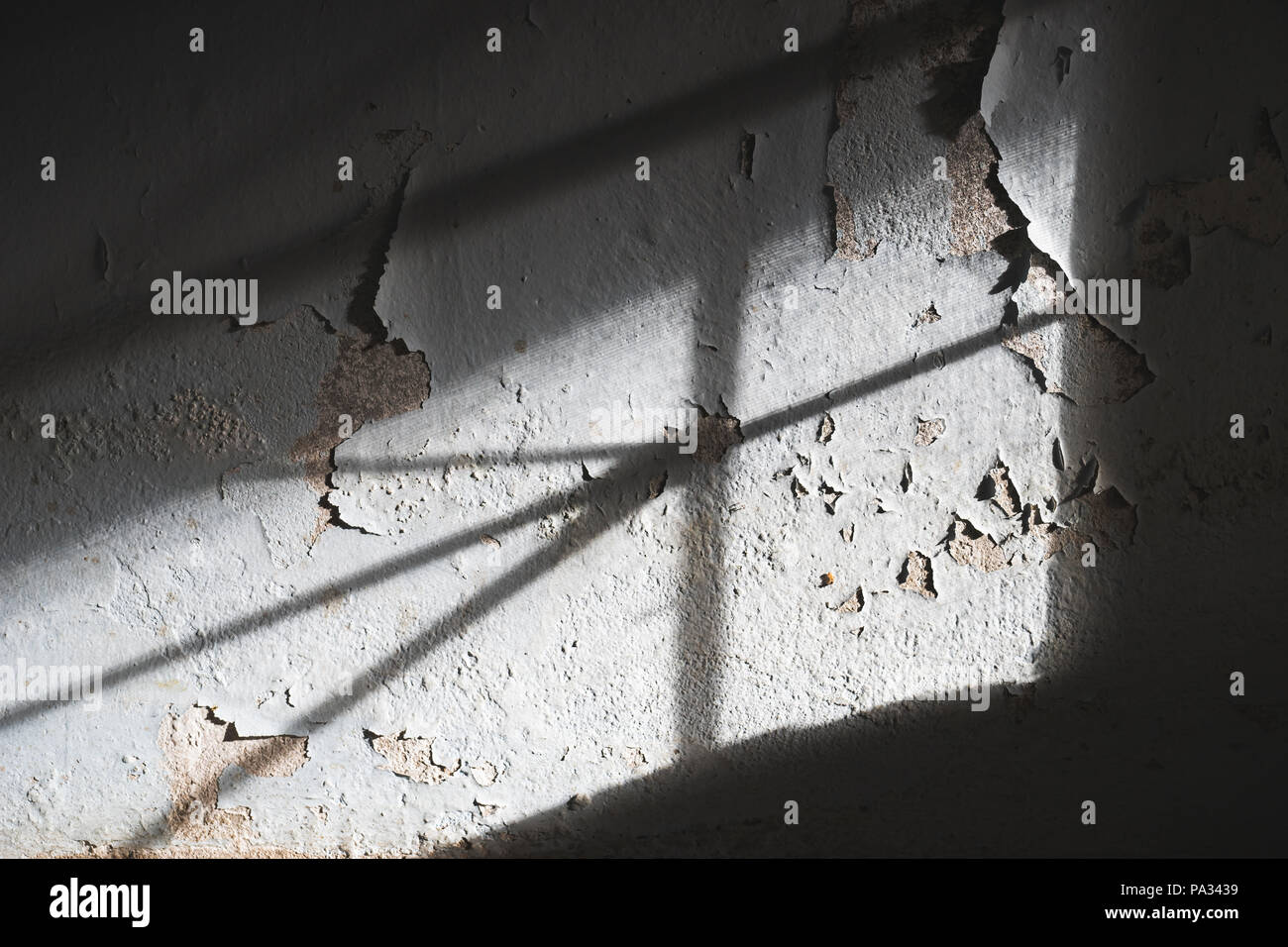 peeling paint concrete wall Damage caused by damp and moisture on a wall Stock Photo Alamy