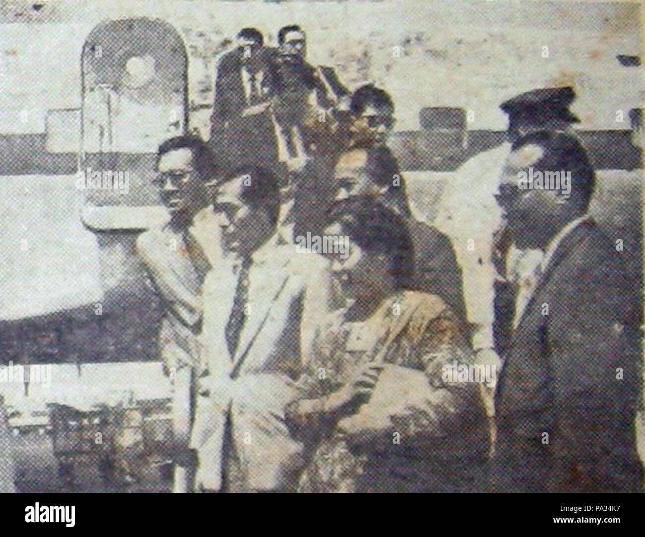 24 Asian Games Delegation Nasional 1 Aug 1960 p1 Stock Photo