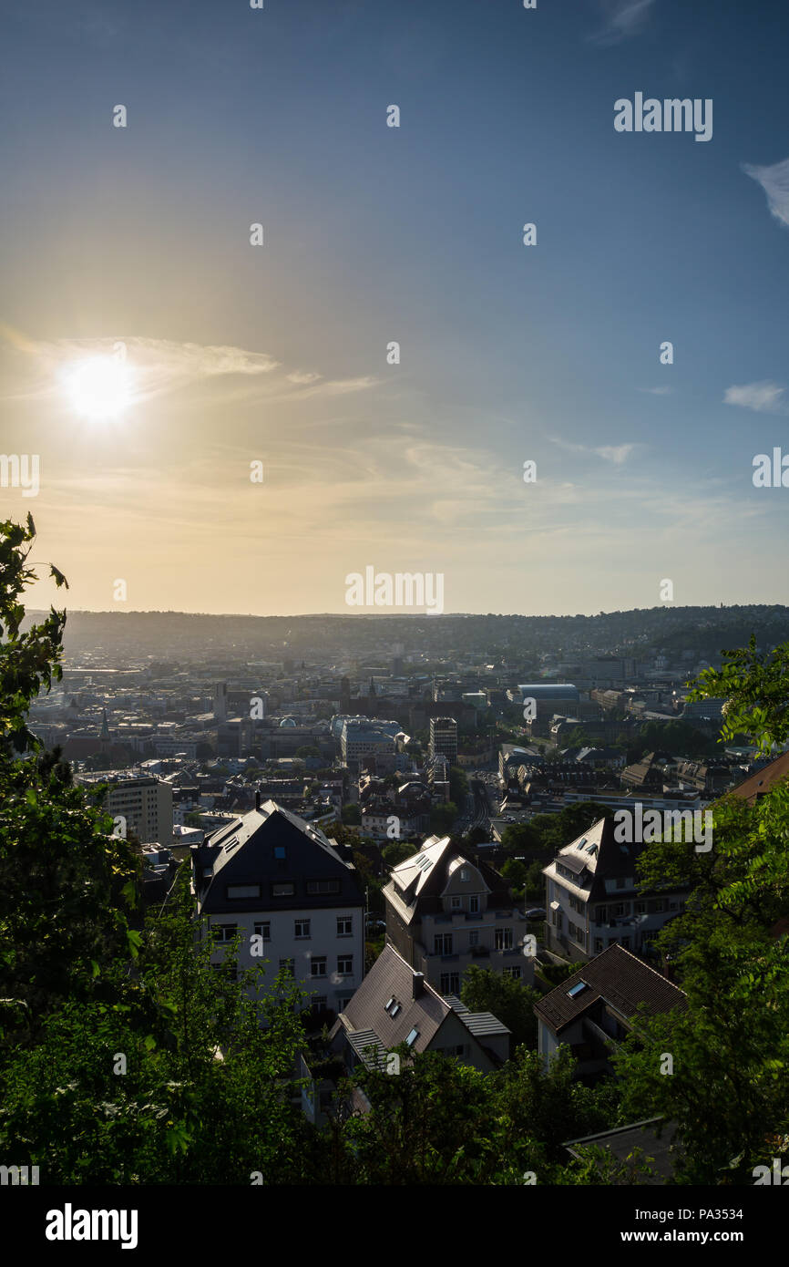 Germany, City of Stuttgart from above Stock Photo - Alamy