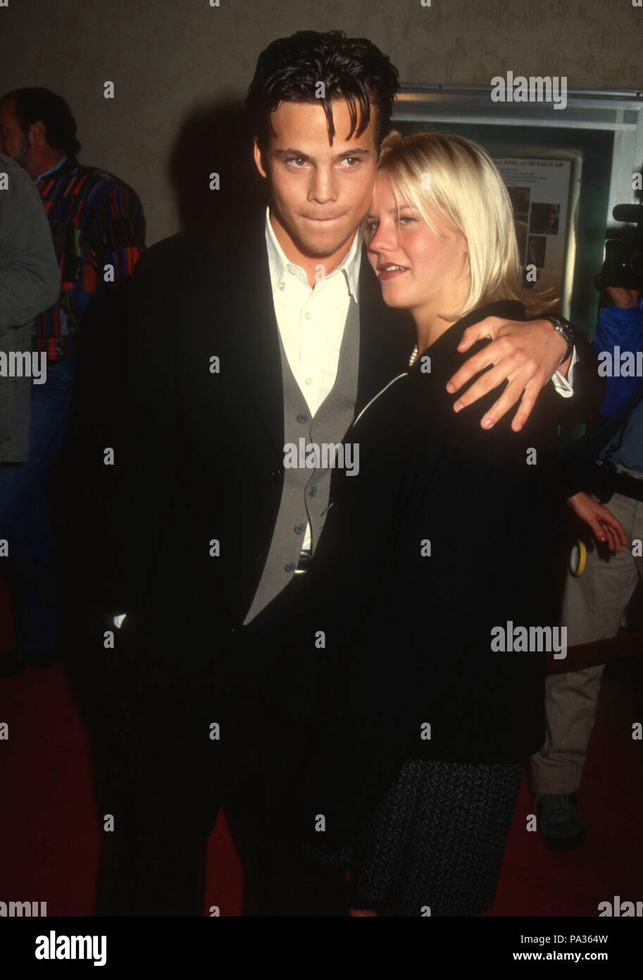 WESTWOOD, CA - MARCH 24: (L-R) Actor Stephen Dorff and actress Courtney Wagner attend 'The Power of One' Premiere on March 24, 1992 at Mann's Bruin Theatre in Westwood, California. Photo by Barry King/Alamy Stock Photo Stock Photo