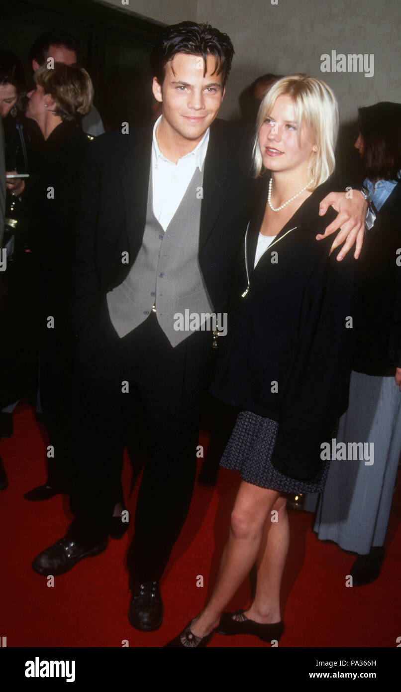 WESTWOOD, CA - MARCH 24: (L-R) Actor Stephen Dorff and actress Courtney Wagner attend 'The Power of One' Premiere on March 24, 1992 at Mann's Bruin Theatre in Westwood, California. Photo by Barry King/Alamy Stock Photo Stock Photo