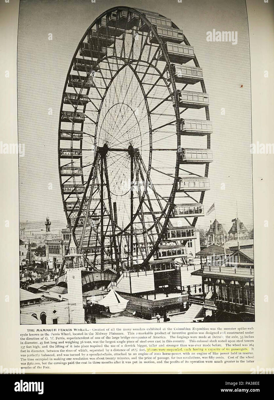 644 Ferris Wheel, 1893 Stock Photo - Alamy