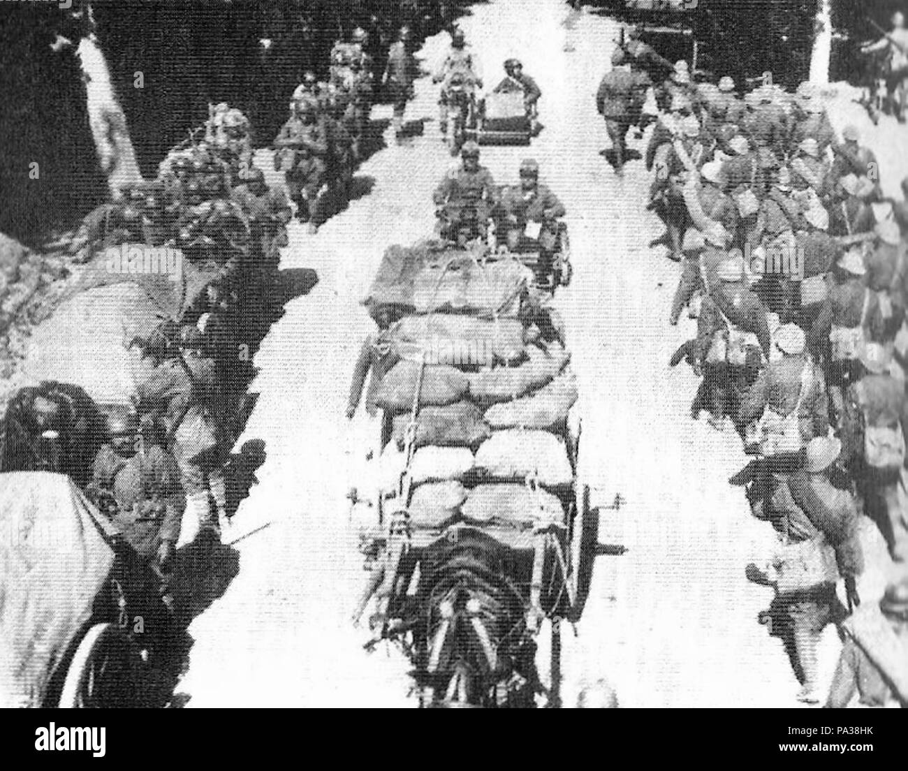 318 Truppe italiane e cecoslovacche 1918 Stock Photo