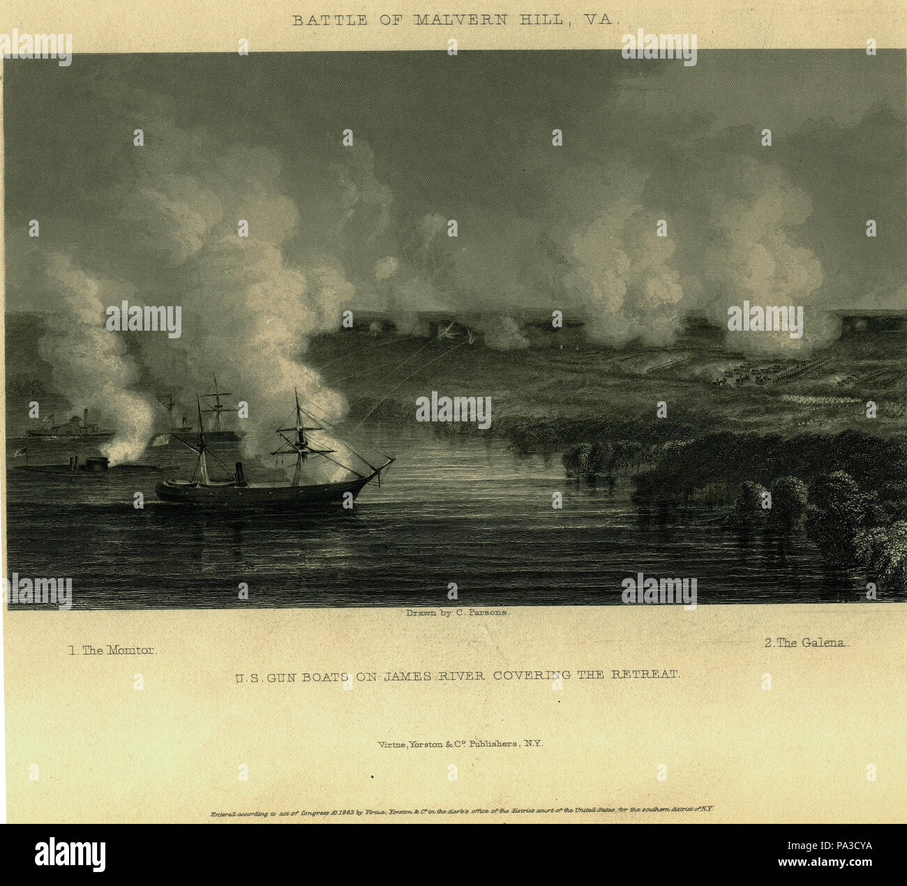 Probably after Louis Maurer, The Gun Boat Candidate, At the Battle of  Malvern Hill