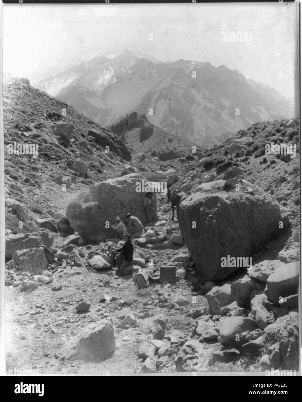 Argentina sites Black and White Stock