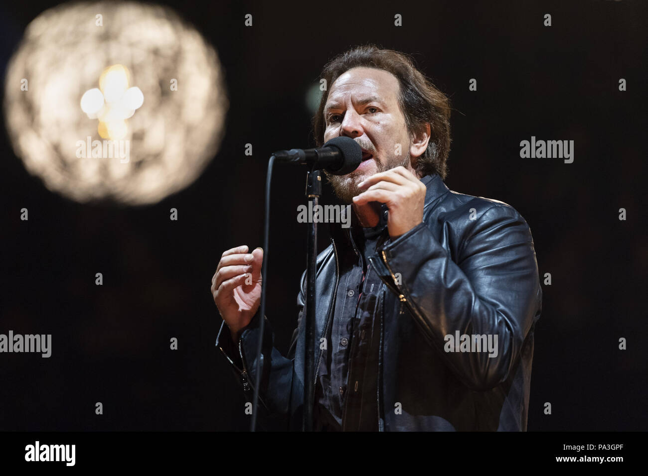 Pearl Jam perform on the first of two dates at the O2 Arena, London as