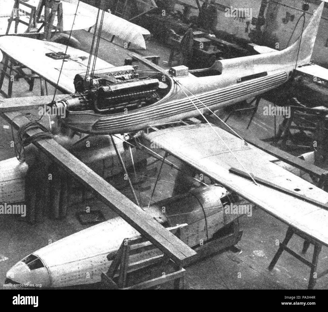 221 Rolls-Royce R and Supermarine S 6B Stock Photo
