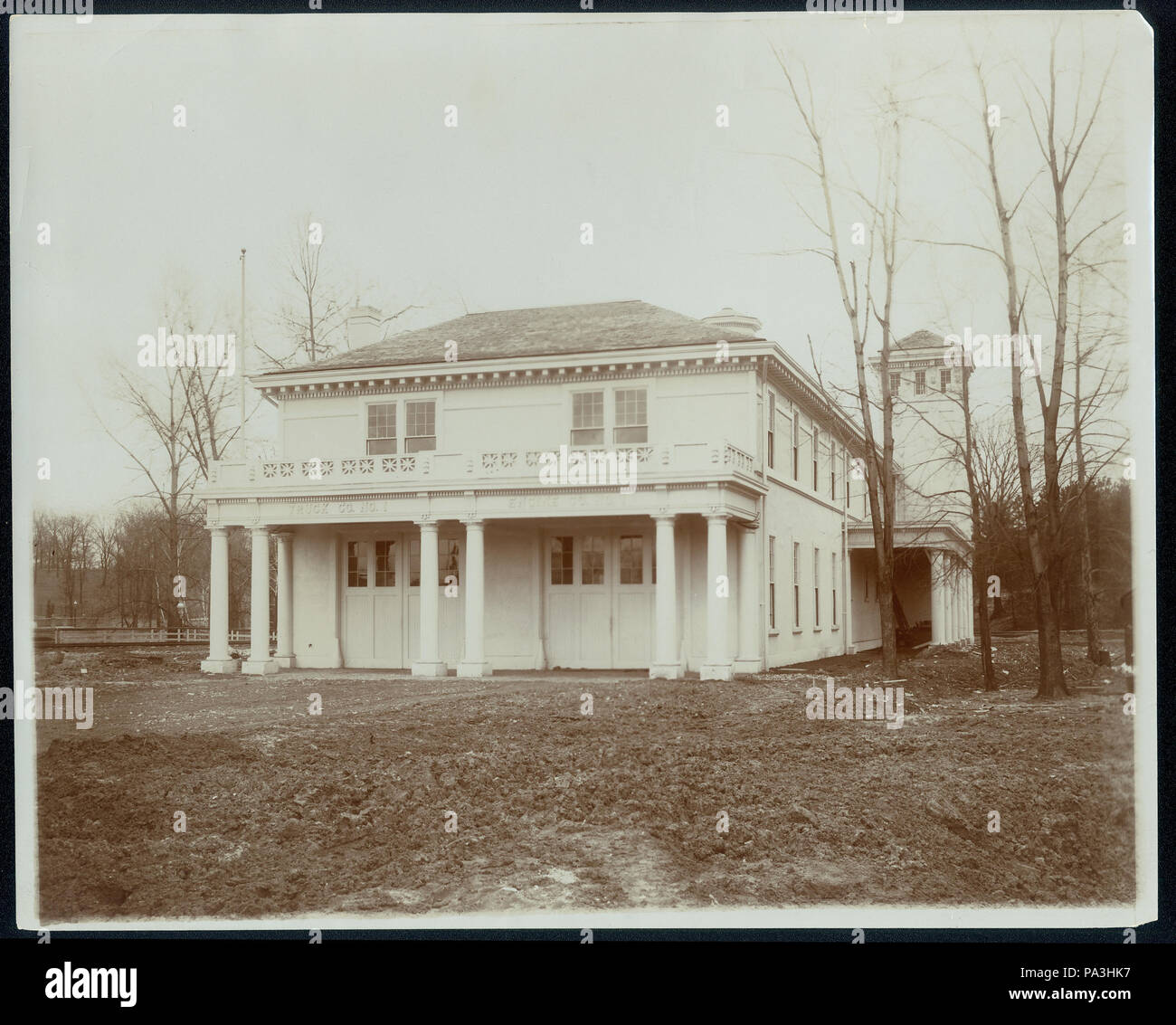 620 Engine Company No. 1 building on the 1904 World's Fair Grounds Stock Photo