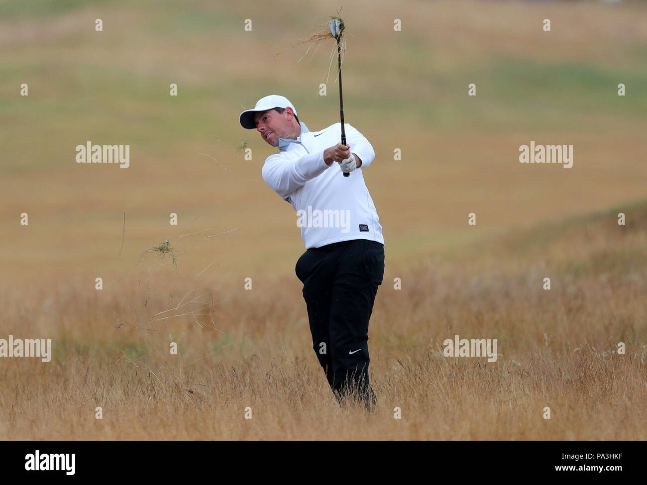 Angus Matt Rory Northern Ireland's Rory McIlroy plays his 2nd shot on the 4th during ...