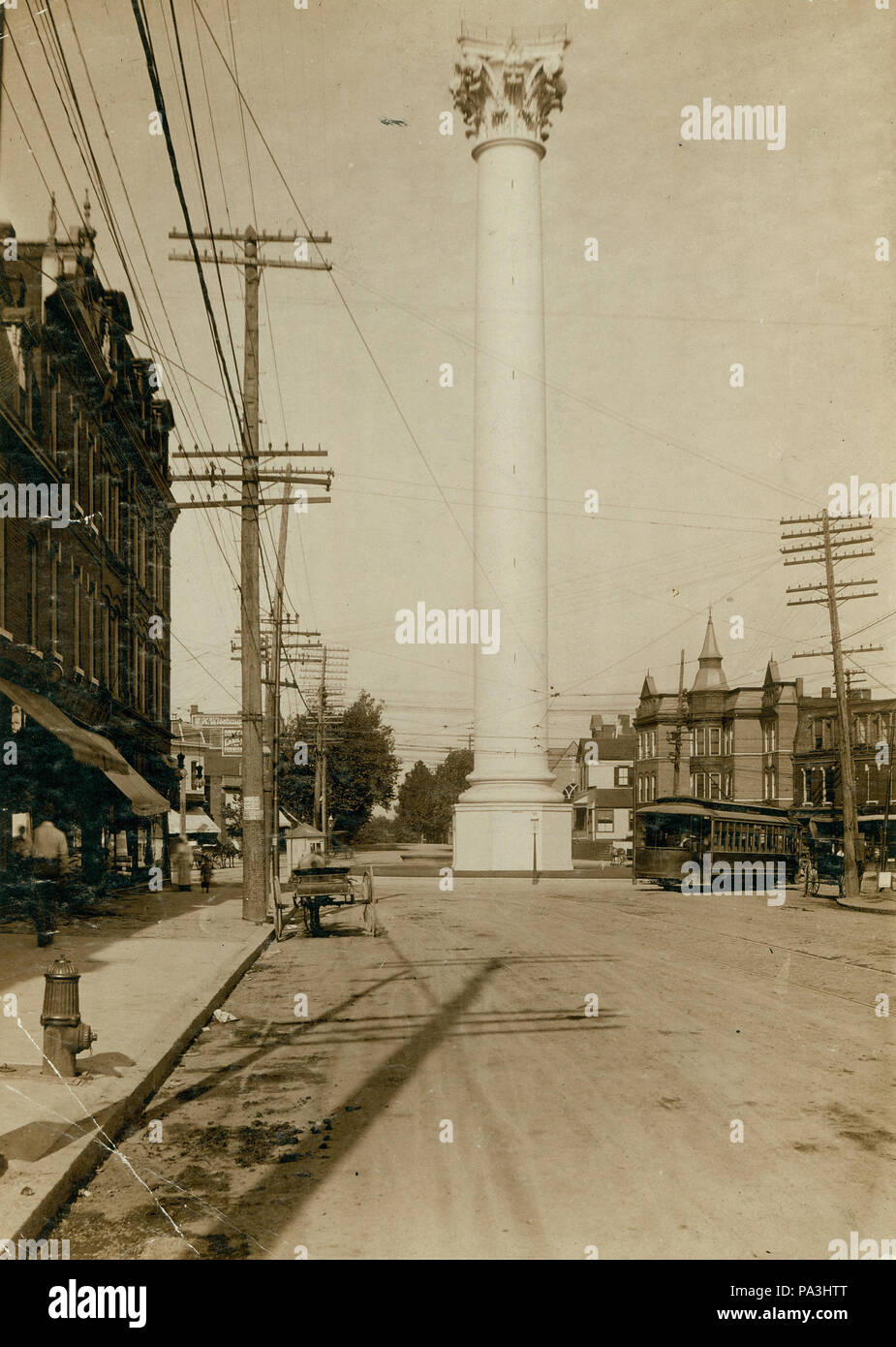 723 Grand Avenue Water Tower, Twentieth Street and East Grand Avenue Stock Photo