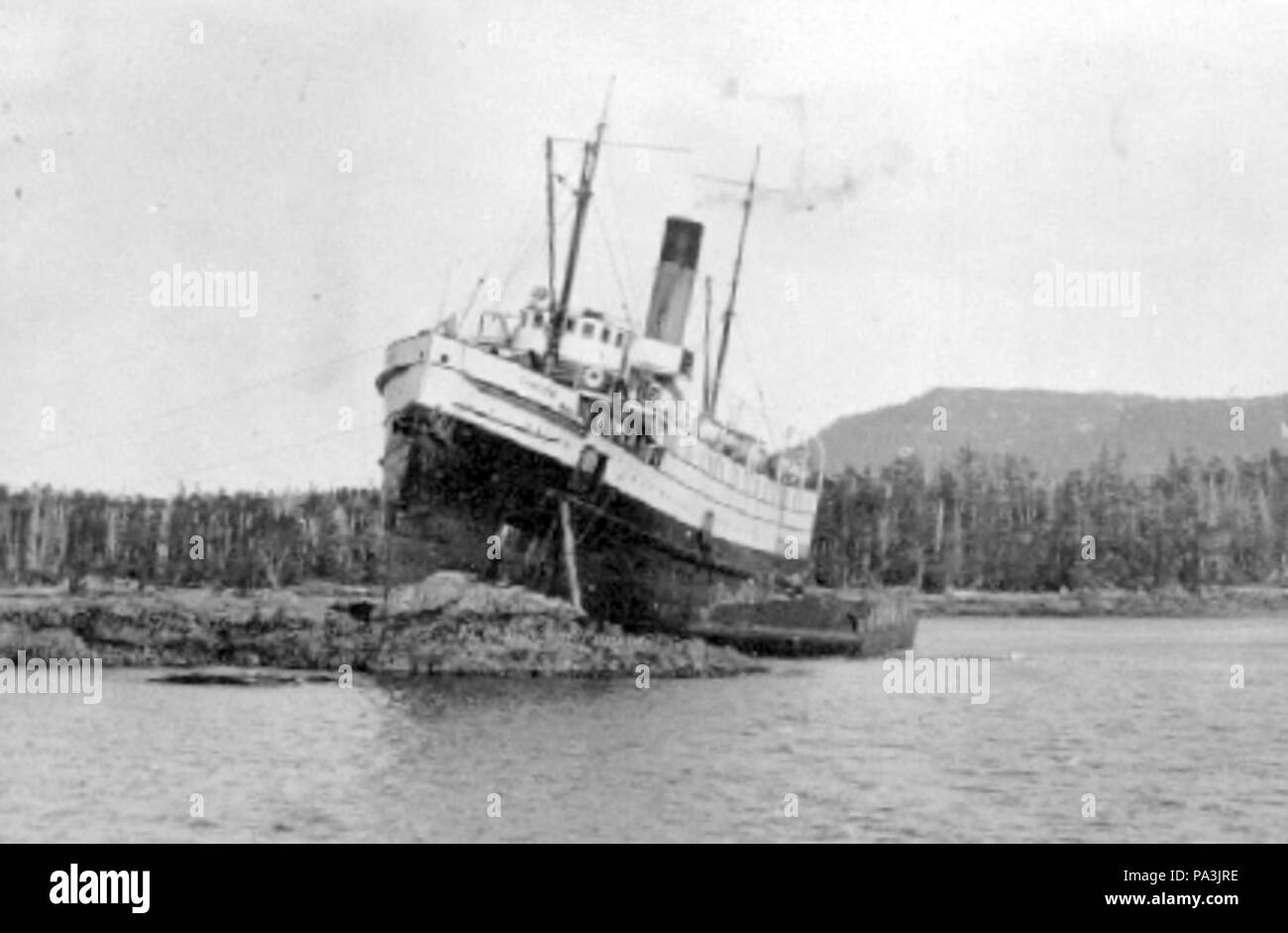 44 Camosun (steamship) ashore on Digby Island Stock Photo Alamy