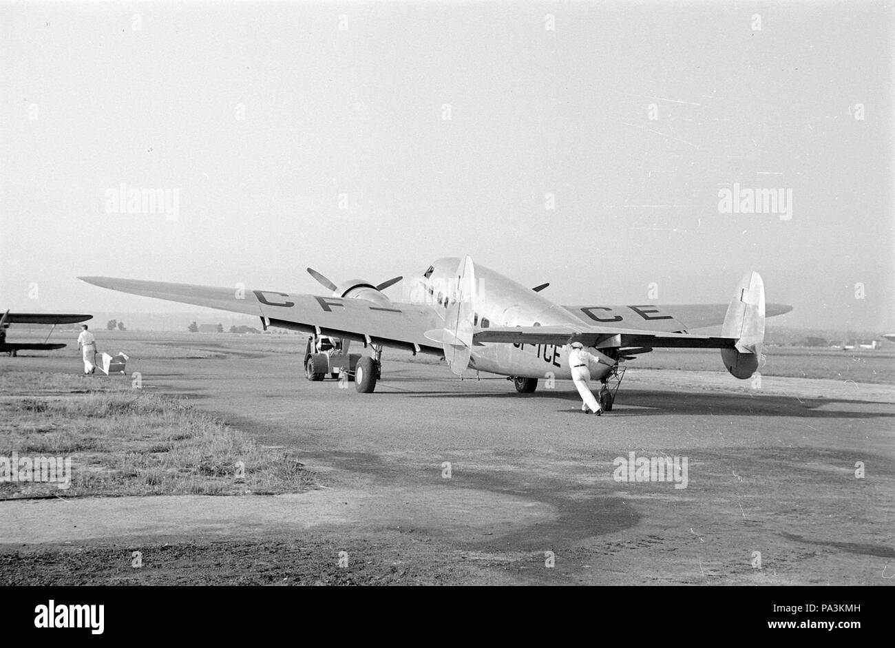 159 Lockheed Super Electra CF-TCE Stock Photo