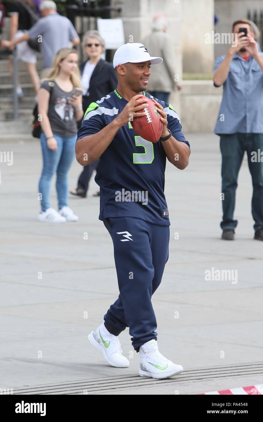 Russell Wilson and David Seaman seen 