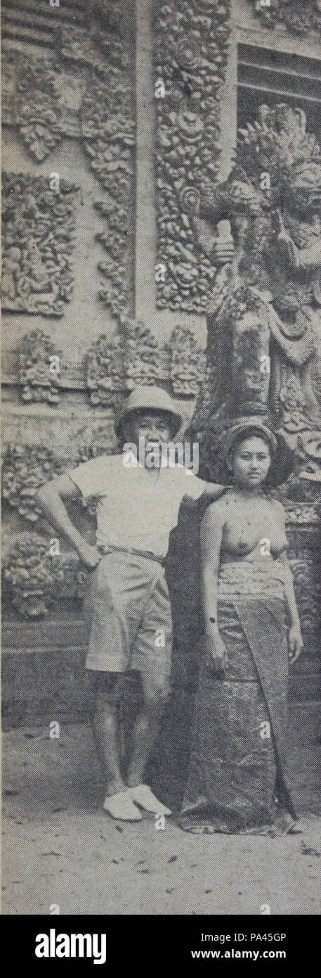 19 Andjar Asmara with Balinese woman Pertjatoeran Doenia Dec 1941 p16 ...