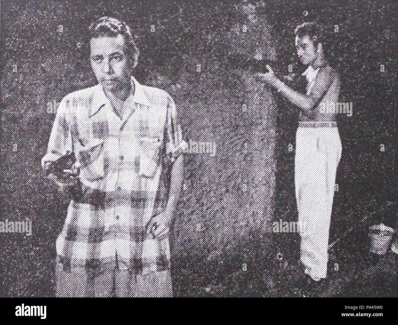 17 Ali Yugo in Sri Asih Film Varia May 1954 p9 Stock Photo