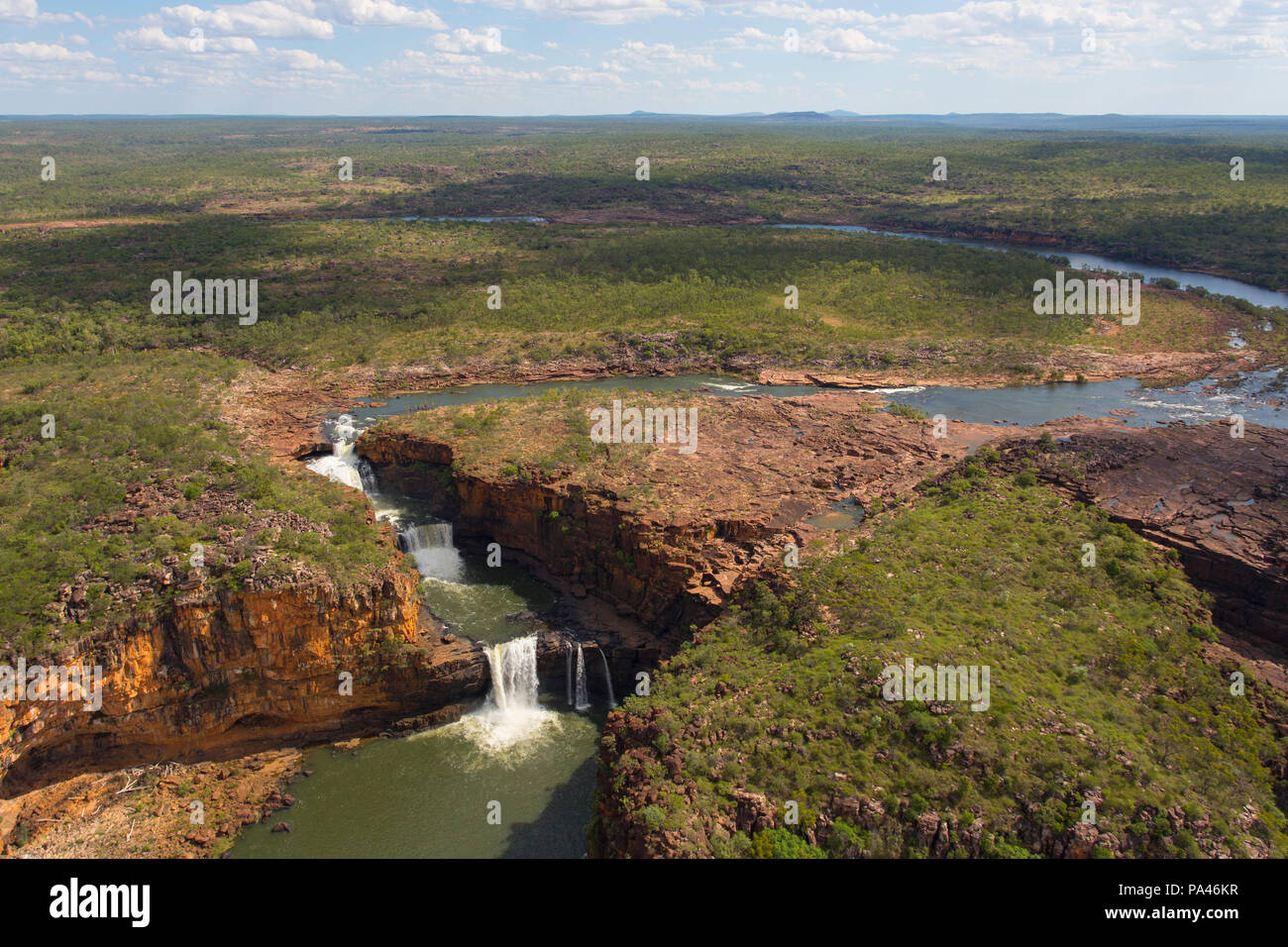 Mitchell Falls, The Kimberley Stock Photo