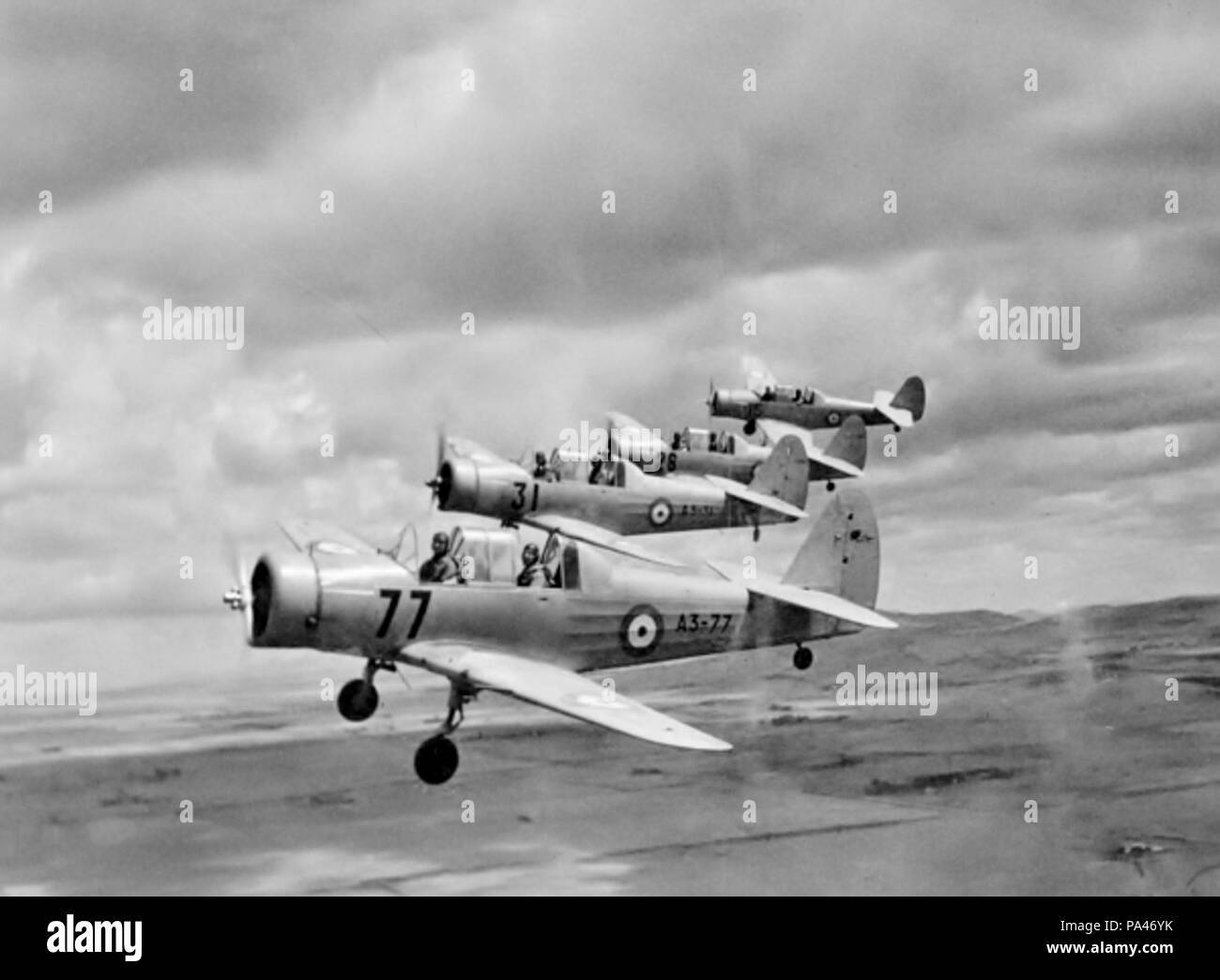 185 No. 3 EFTS RAAF Wacketts (AWM AC0143) Stock Photo