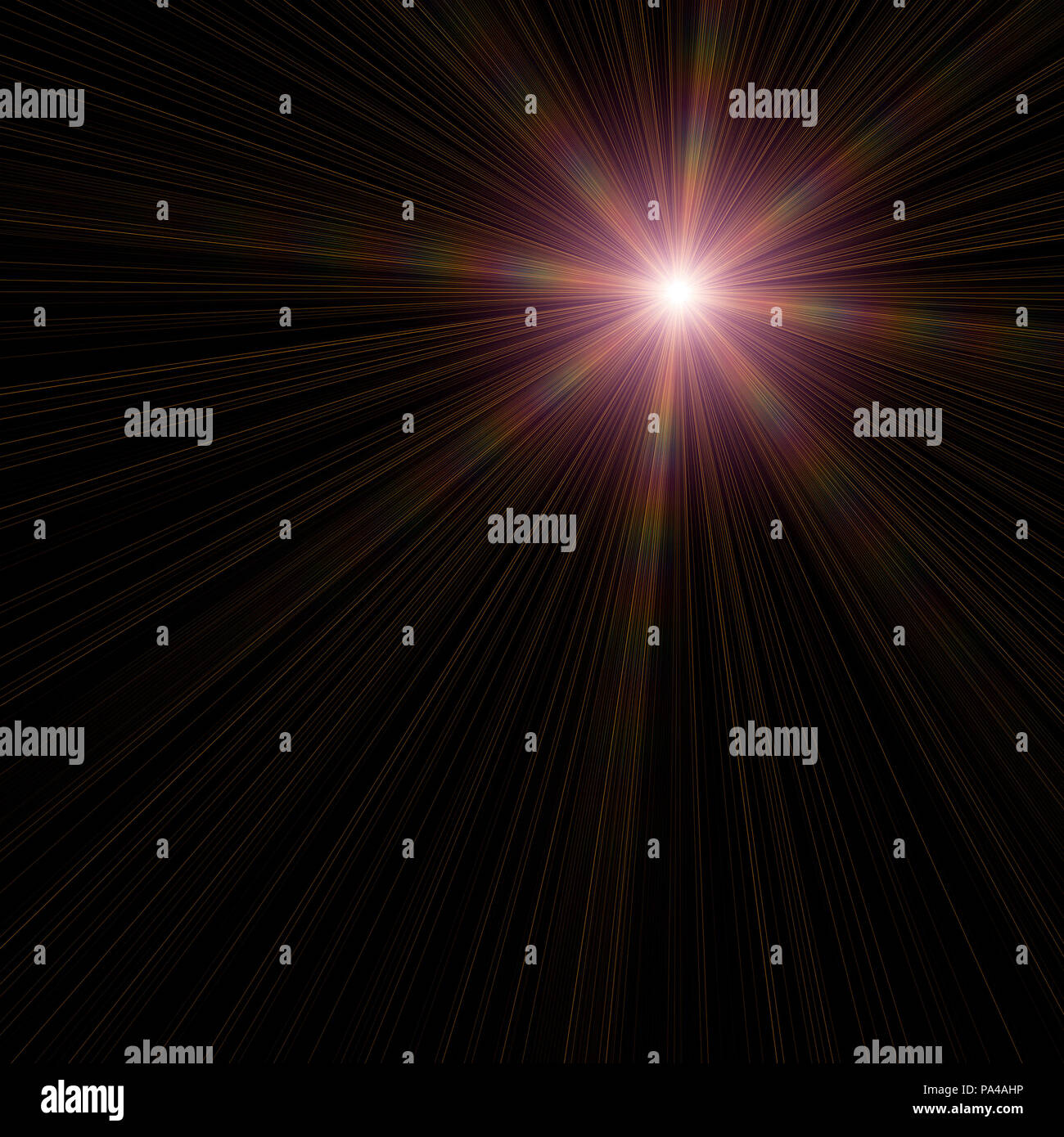 An illustration of a bright star in the sky Stock Photo - Alamy
