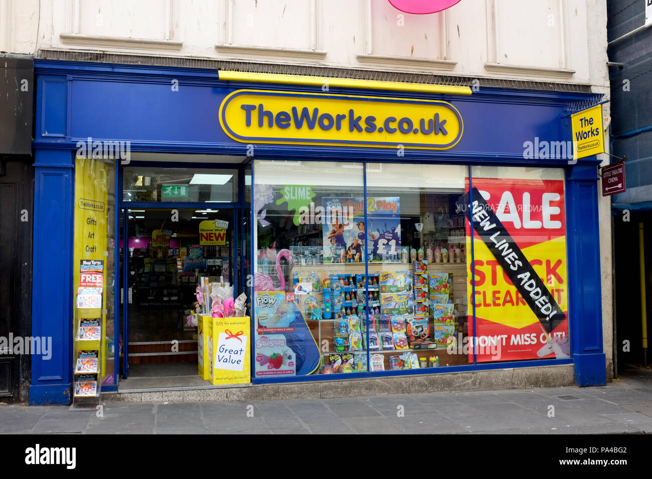 TheWorks in Bath, England Stock Photo Alamy