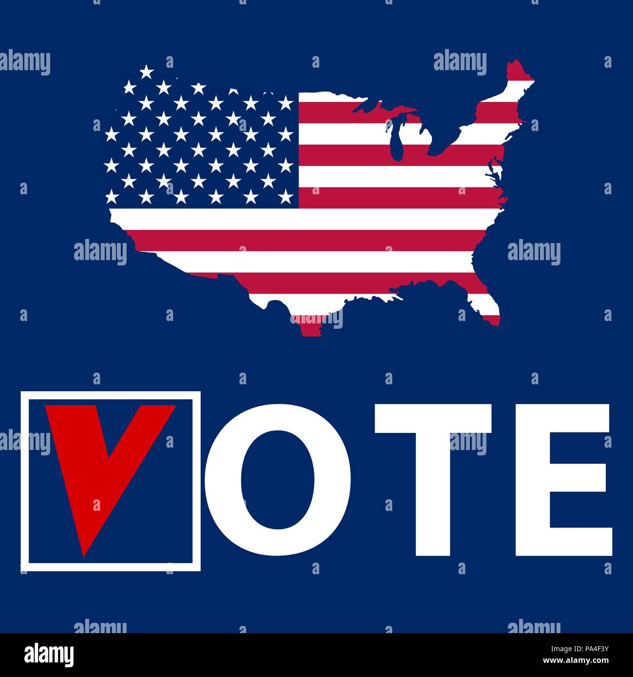 US Elections vector illustration Stock Vector Image & Art Alamy