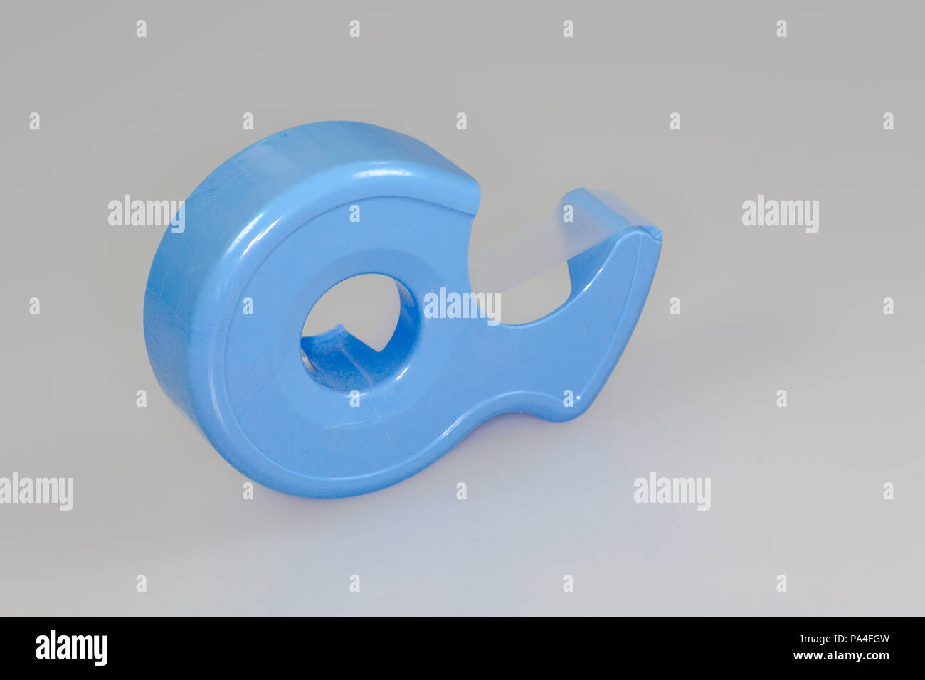 a baby blue tape dispenser for the first day of class Stock Photo