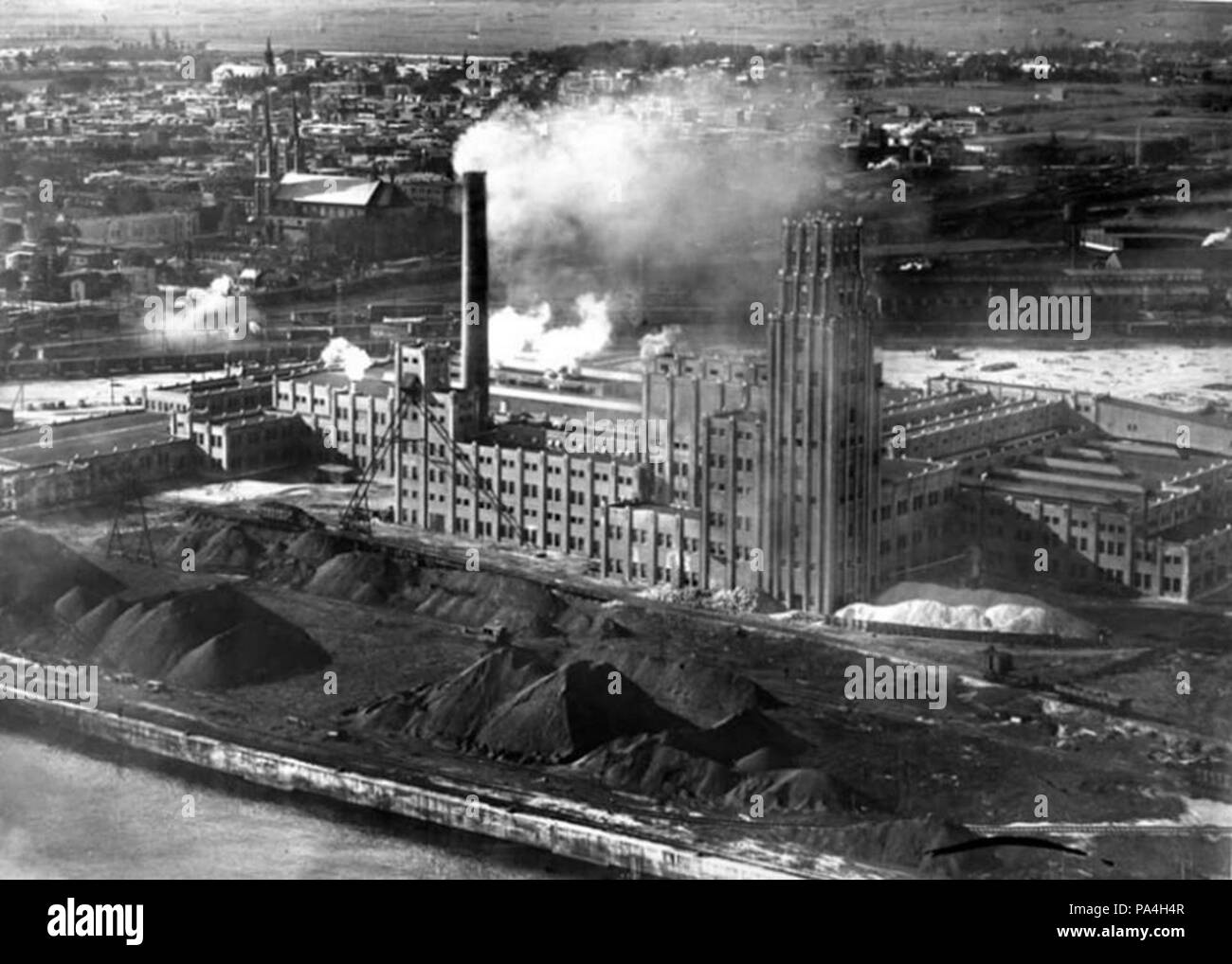 20 Anglo Canadian Pulp and Paper Mills de Limoilou vers 1927 Stock
