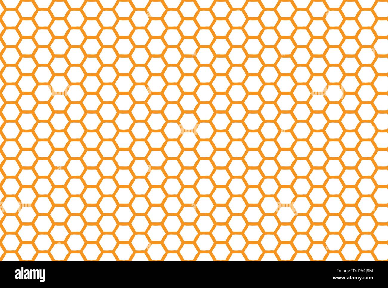 Honeycomb seamless background. Simple seamless pattern of bees ...
