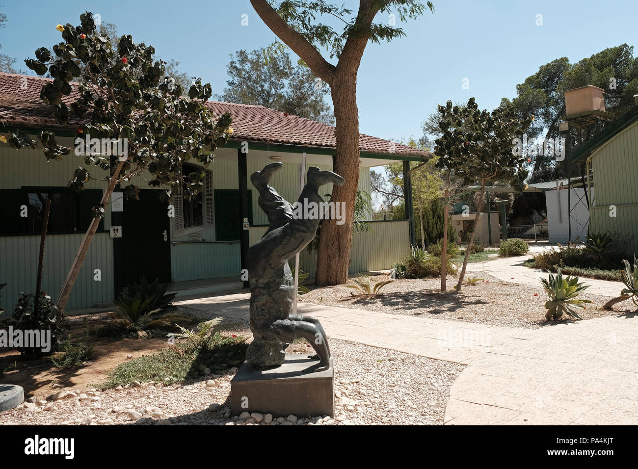 a-statue-depicting-the-iconic-image-of-first-prime-minister-of-israel