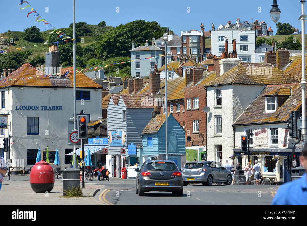 Hastings Old Town, East Sussex UK Stock Photo
