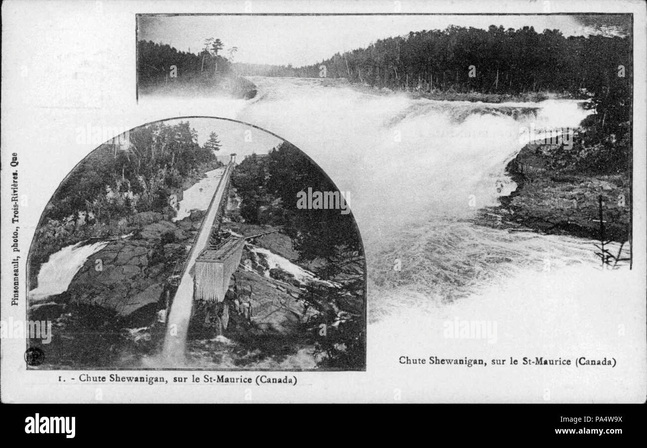 Quebec Canada carte postale photo chantier forestier c. 1910 Quebec Canada carte postale photo chantier forestier c. 1910