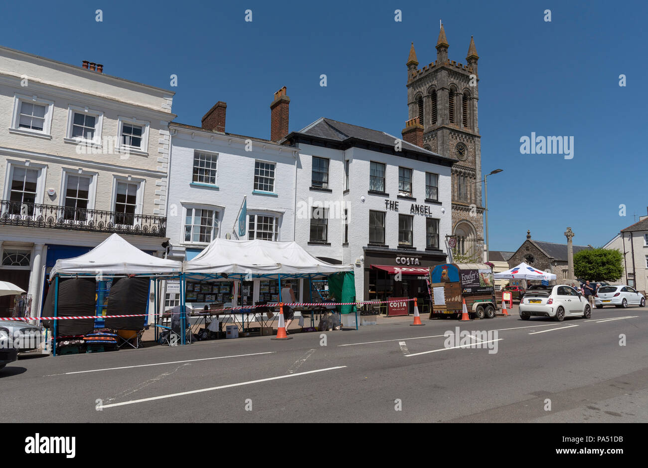 High Street Honiton, Devon, England, UK Stock Photo Alamy